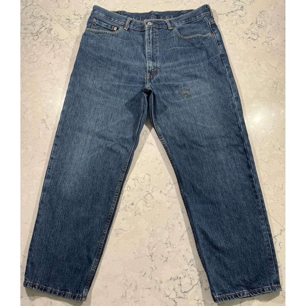 Levi's 550 Jeans Mens 38x30 Blue Medium Wash‎ Relaxed Fit Straight Leg Denim
